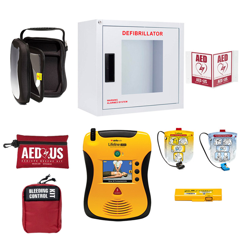 Defibtech Lifeline VIEW School Bundle (AED 365 Pro Included - 3 Year)