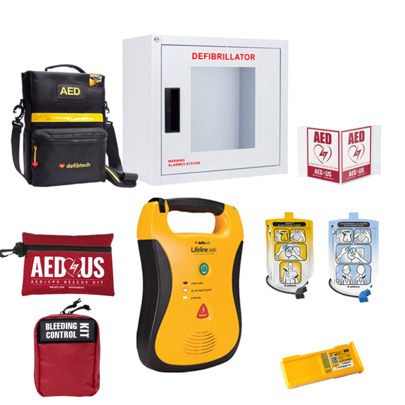 Defibtech Lifeline School Bundle (AED 365 Pro Included - 3 Year)