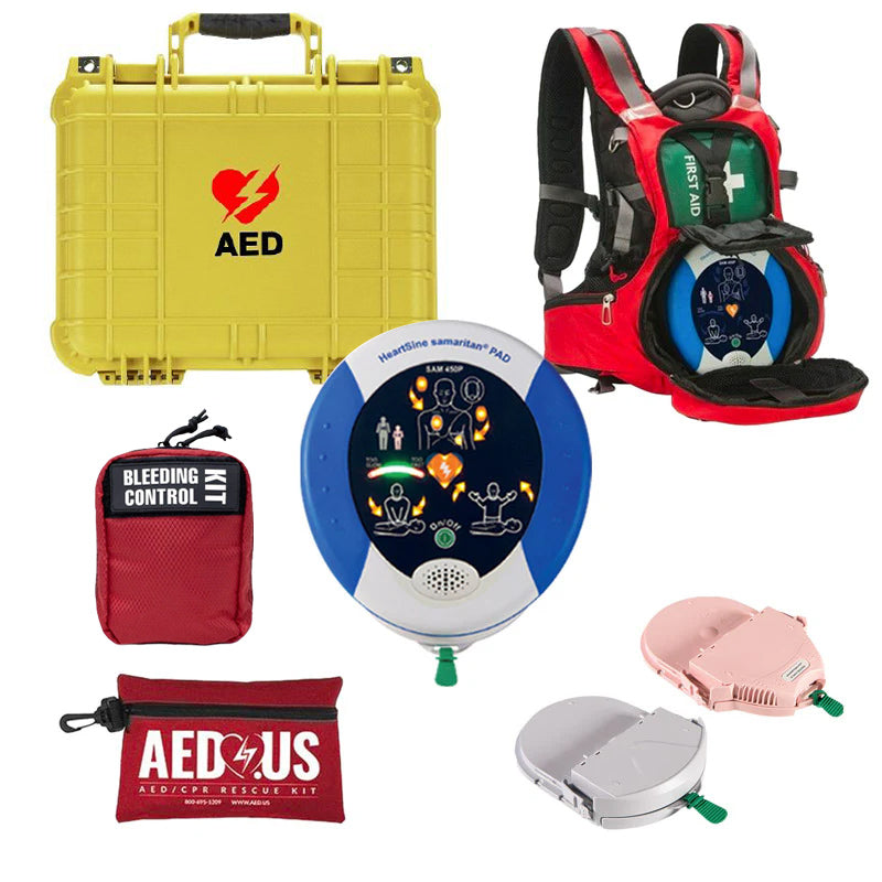 HeartSine samaritan PAD 450P Athletic Bundle (AED 365 Pro Included - 3 Year)