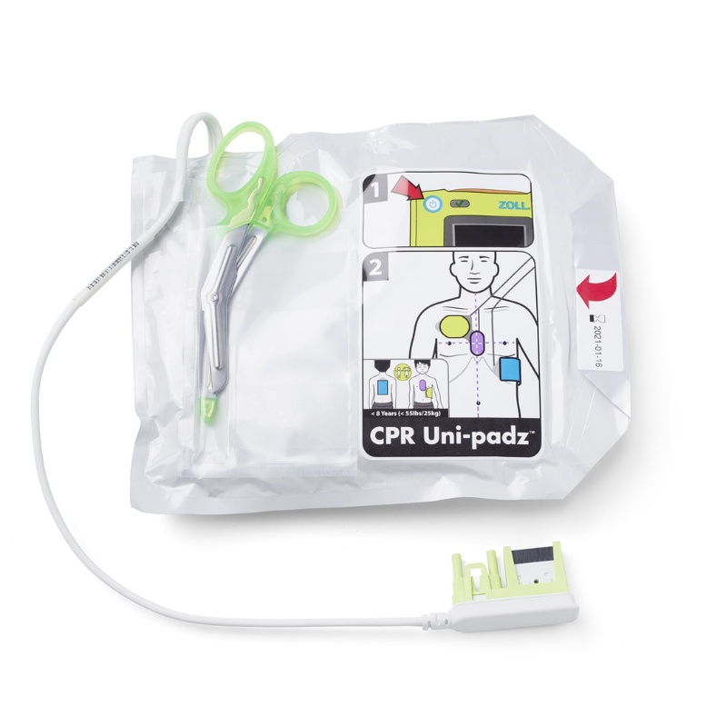 ZOLL AED 3 CPR Uni-padz™III Universal (Adult/Pediatric) electrodes (5 Shelf Life)