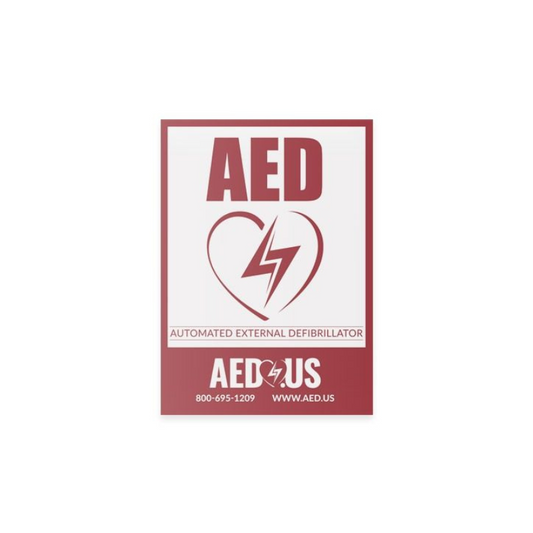 AED.us AED Flat Wall Sign