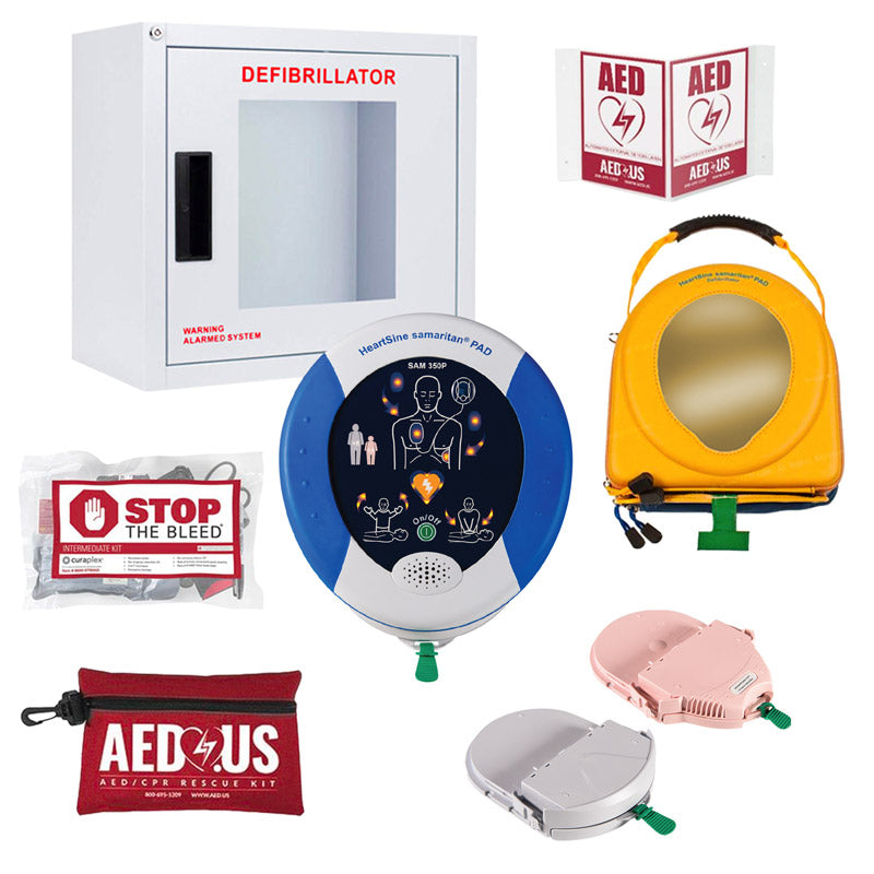 HeartSine Samaritan PAD 350P School Bundle (AED 365 Pro Included - 5 Year)