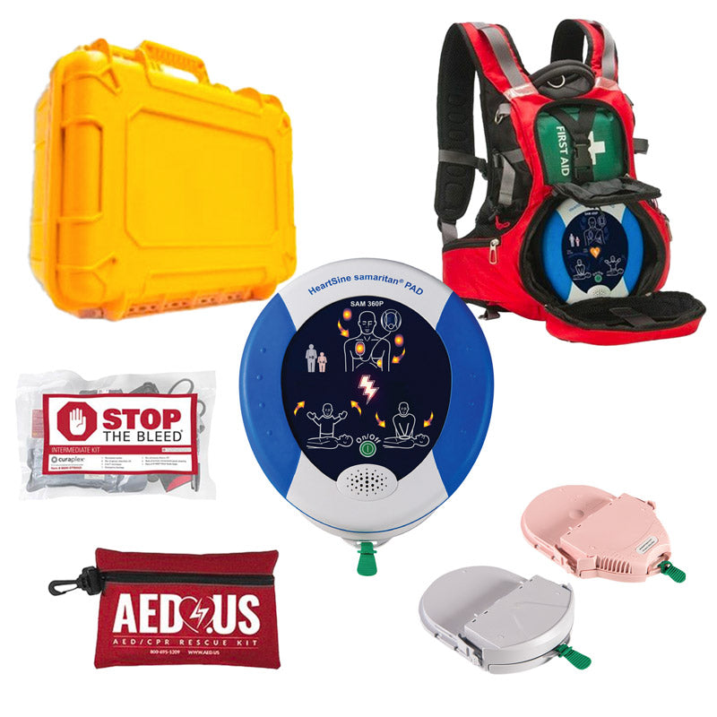 HeartSine samaritan PAD 360P Athletic Bundle (AED 365 Pro Included - 5 Year)