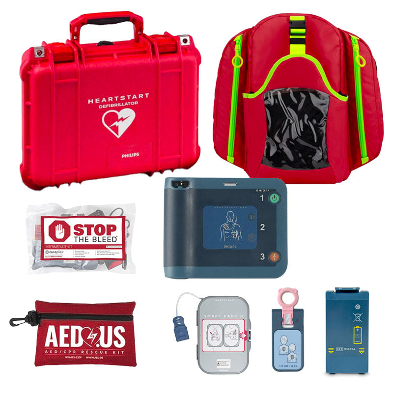 Philips HeartStart FRx Athletic Bundle (AED 365 Pro Included - 5 Year)