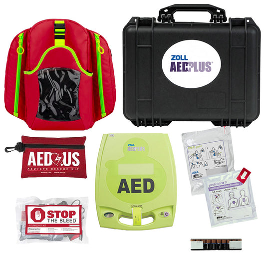 ZOLL AED Plus Athletic Bundle (AED 365 Pro Included - 5 Year)