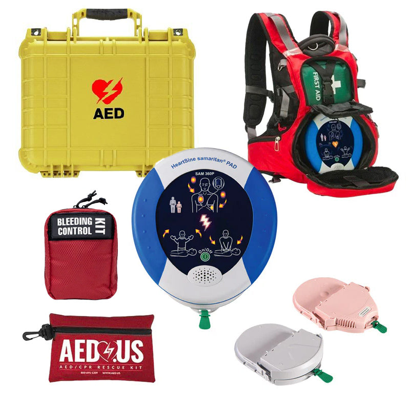 HeartSine samaritan PAD 360P Athletic Bundle (AED 365 Pro Included - 3 Year)