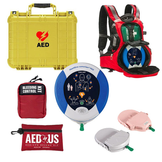 HeartSine samaritan PAD 350P Athletic Bundle (AED 365 Pro Included - 3 Year)